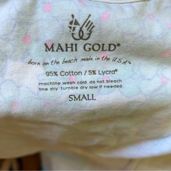 MAHI GOLD Seaview Shift Dress Small NWT - Picture 6 of 9